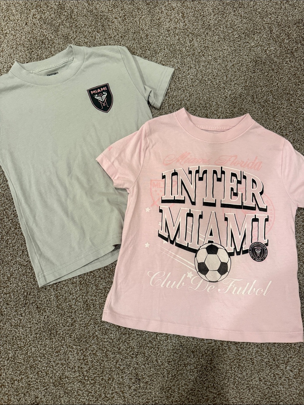 Kids Inter Miami Messi soccer T Shirts